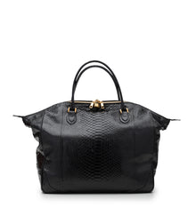 Shirò - Shopper Bag - Black Python