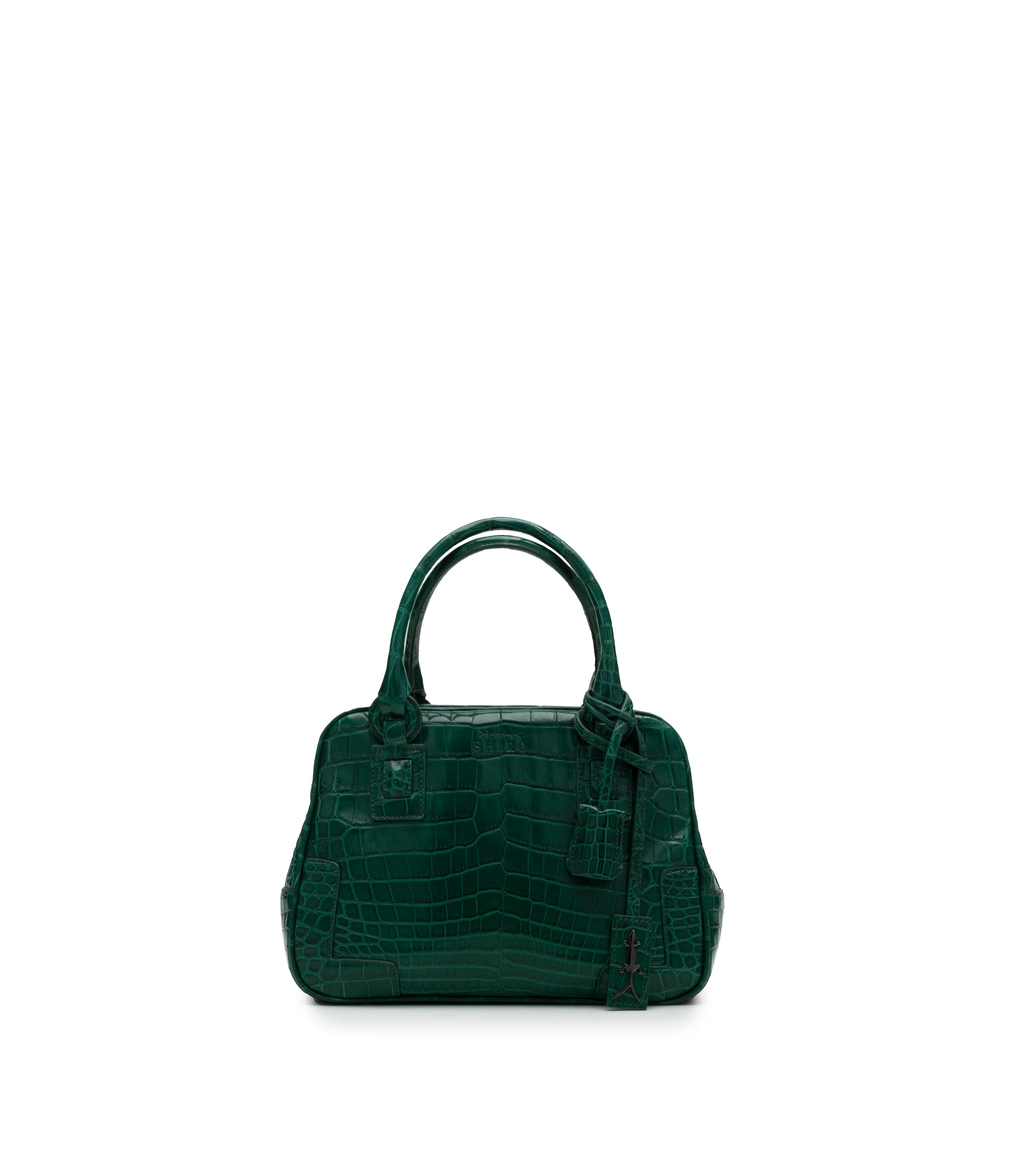 Shirò - Retro Handbag - Emerald Green