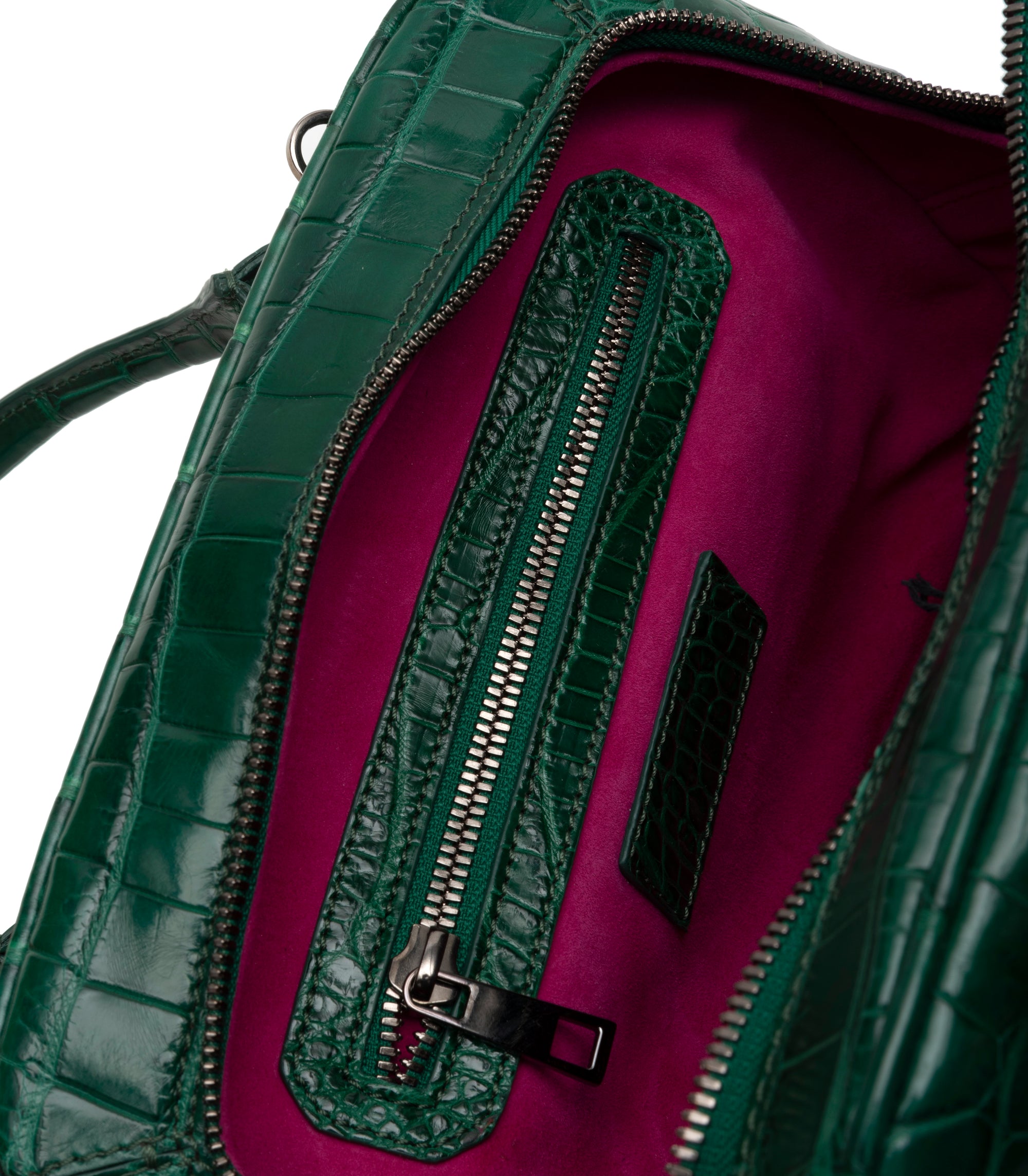 Shirò - Retro Handbag - Emerald Green