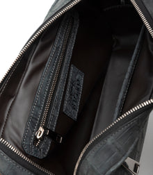 Shirò - Zareh Crocodile Pochette - Black