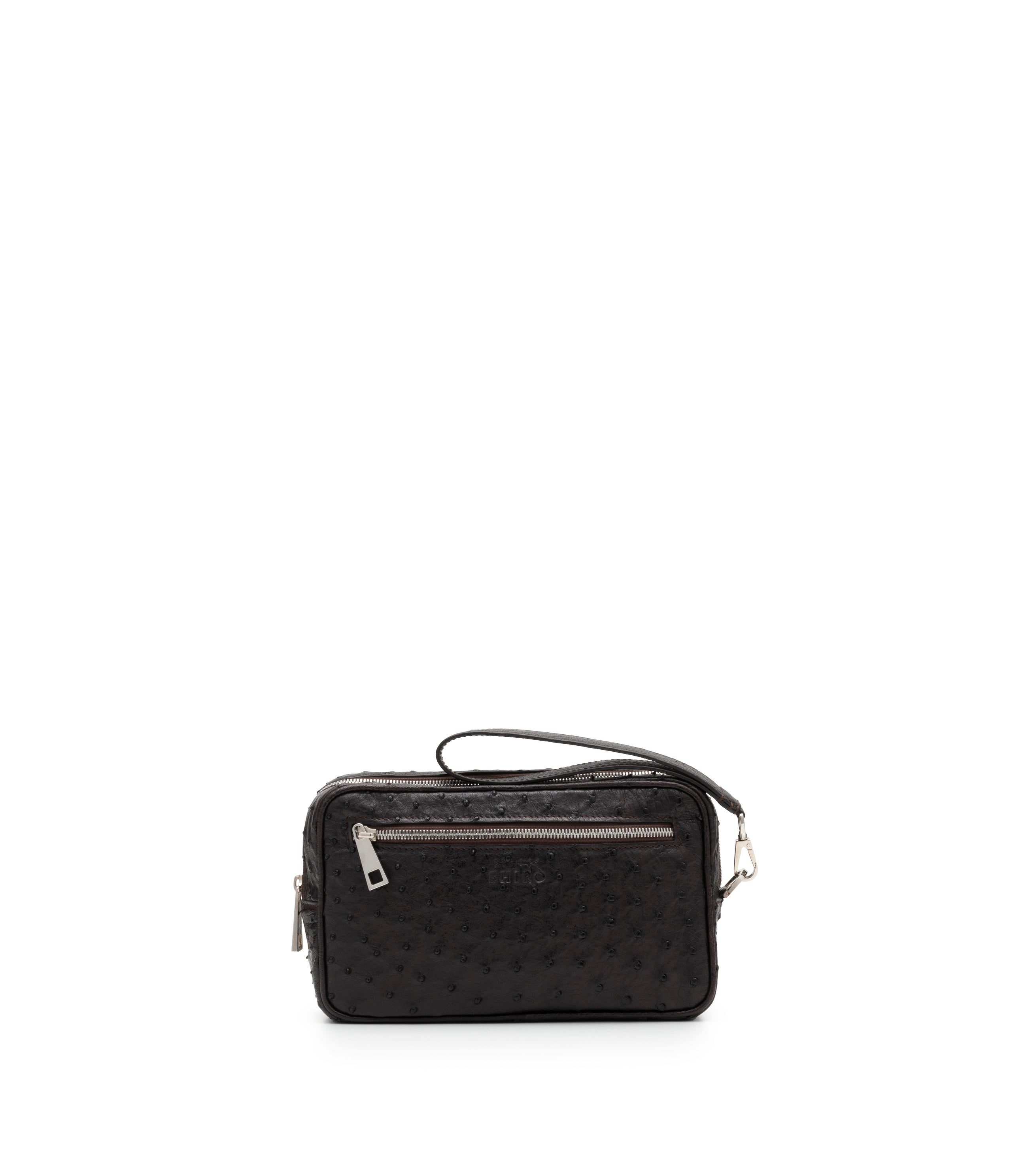 Shirò - Zareh Ostrich Pochette - Brown