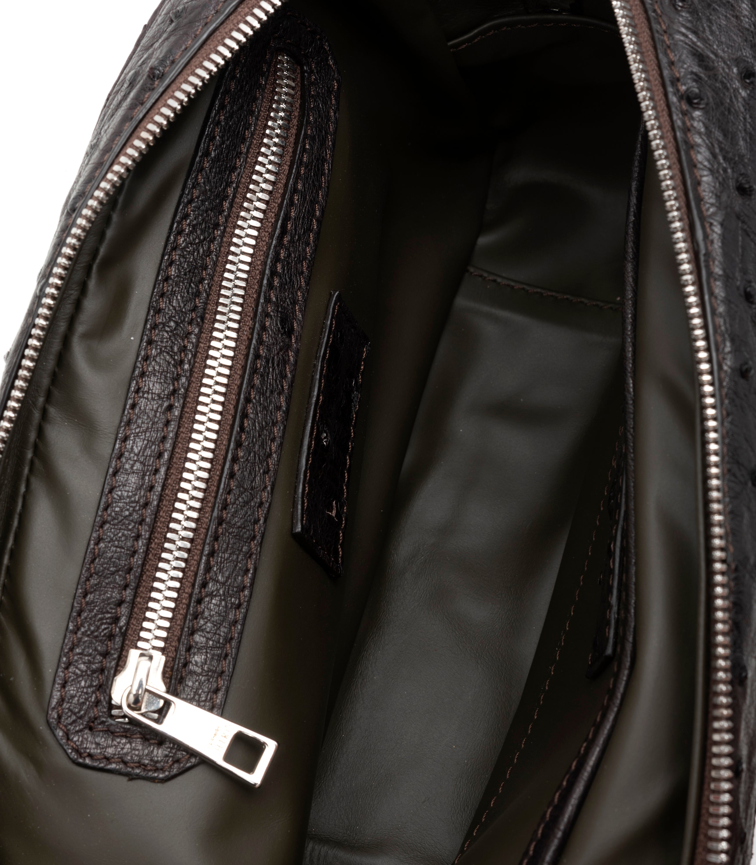 Shirò - Zareh Ostrich Pochette - Brown
